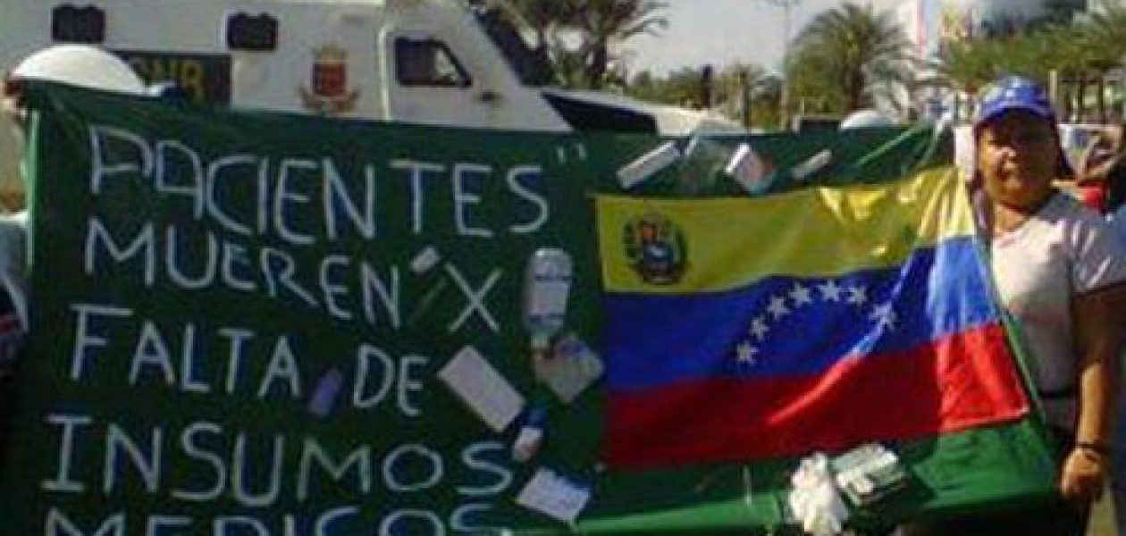 Médicos protestan ante escasez de medicinas en Guayana