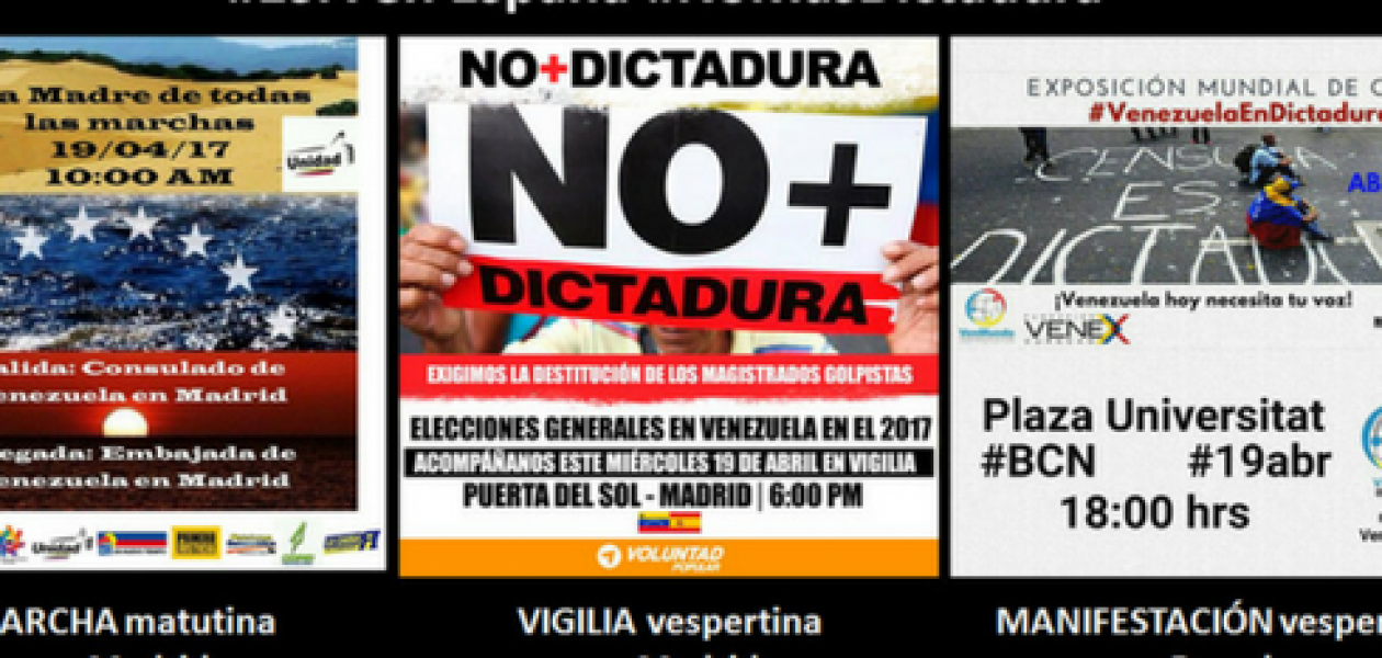 Marcha con vigilia en Madrid y manifestaciones en otras ciudades este 19 de abril