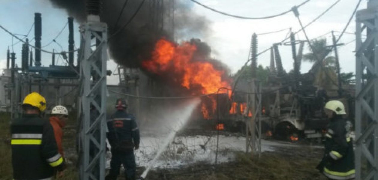 Explota subestación en Barinas