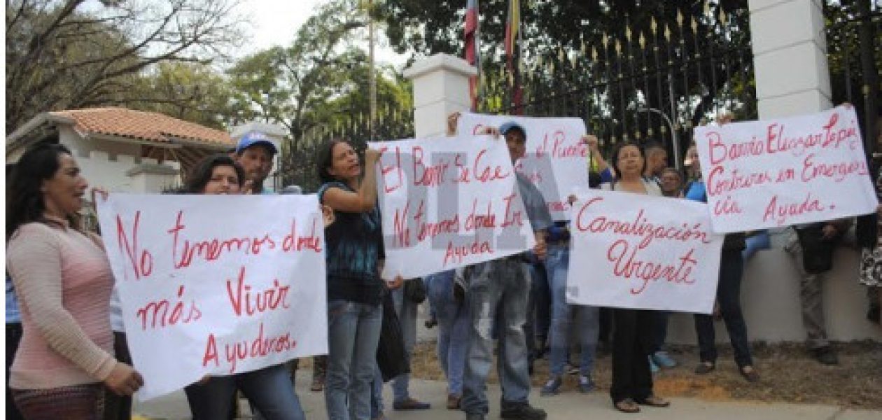¡Otra protesta! Gobernación del Táchira deja sin casa a 300 familias