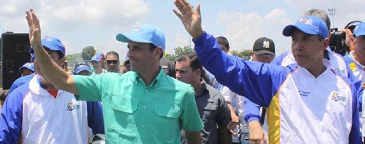 Henri Falcón anunció que Capriles será parte de su gabinete presidencial