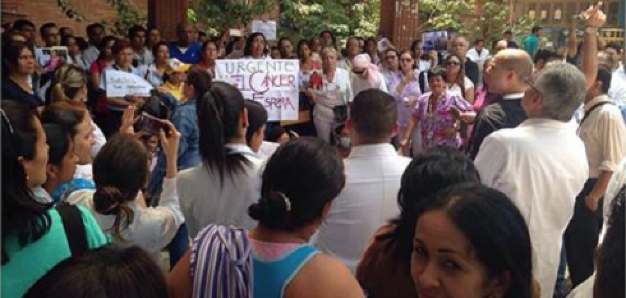 Hospital Razetti es escenario de protestas diarias