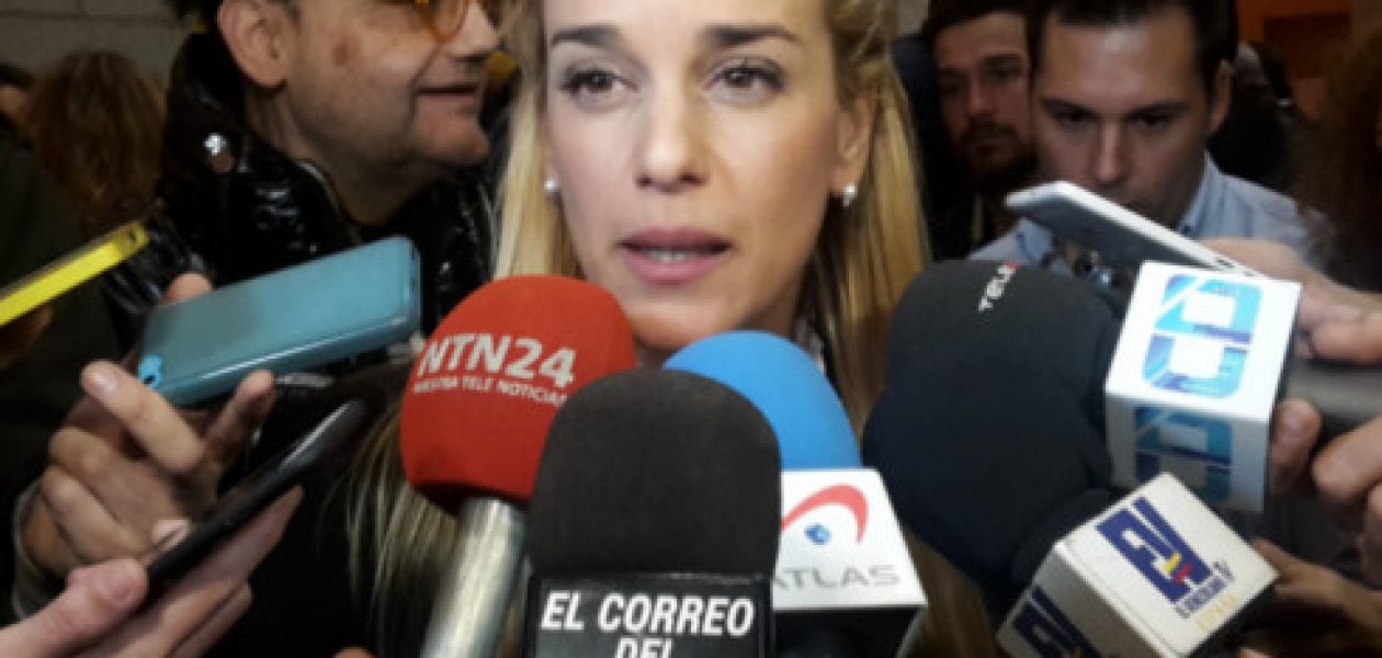Lilian Tintori: “Iglesias y Monedero son igual que Diosdado y Susana Barreiros”