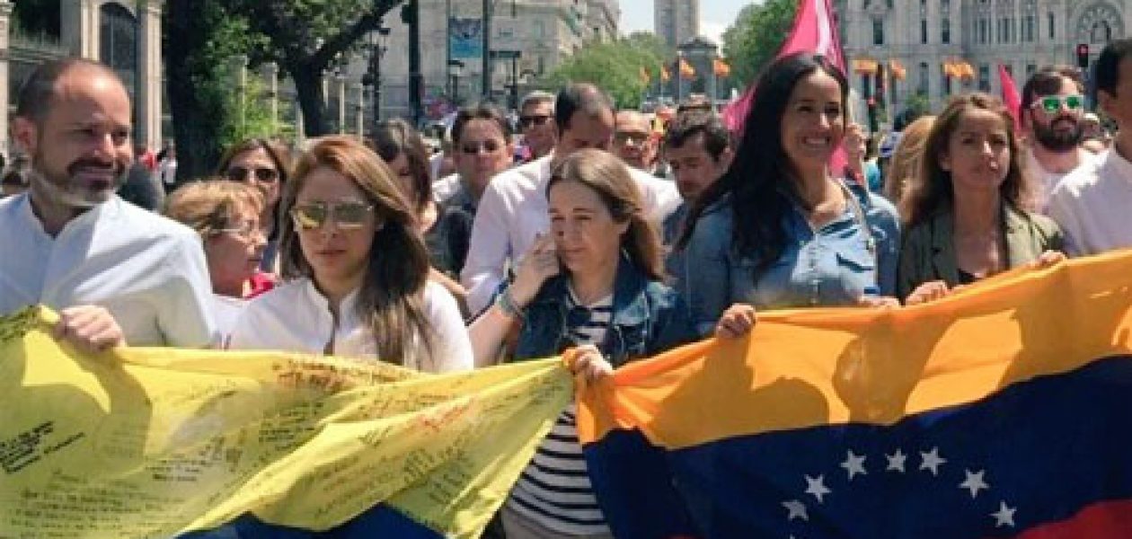 Así fue la manifestación de venezolanos en Madrid contra Maduro