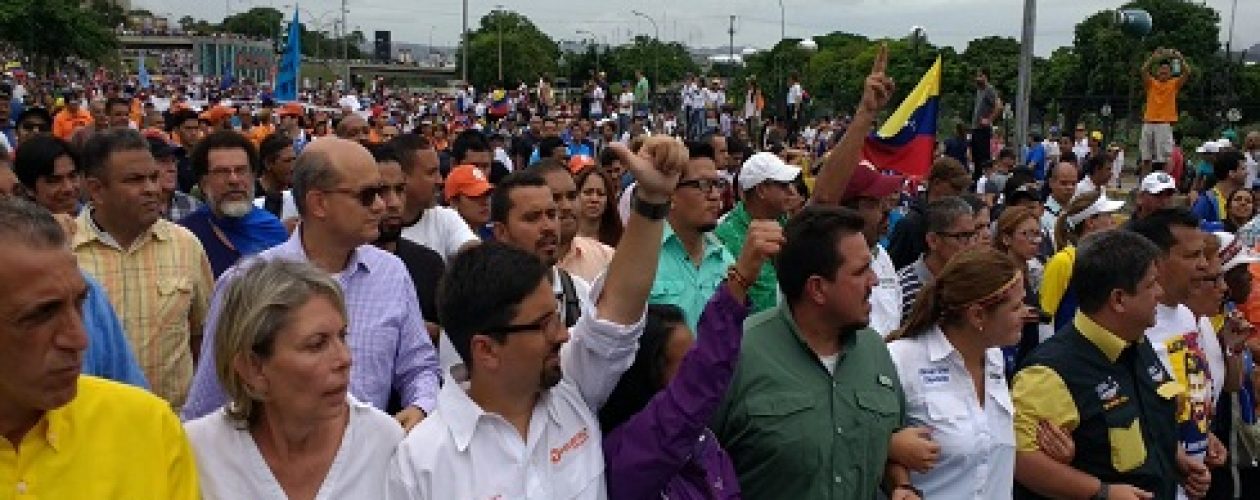 Marcha opositora llegará a la Asamblea Nacional