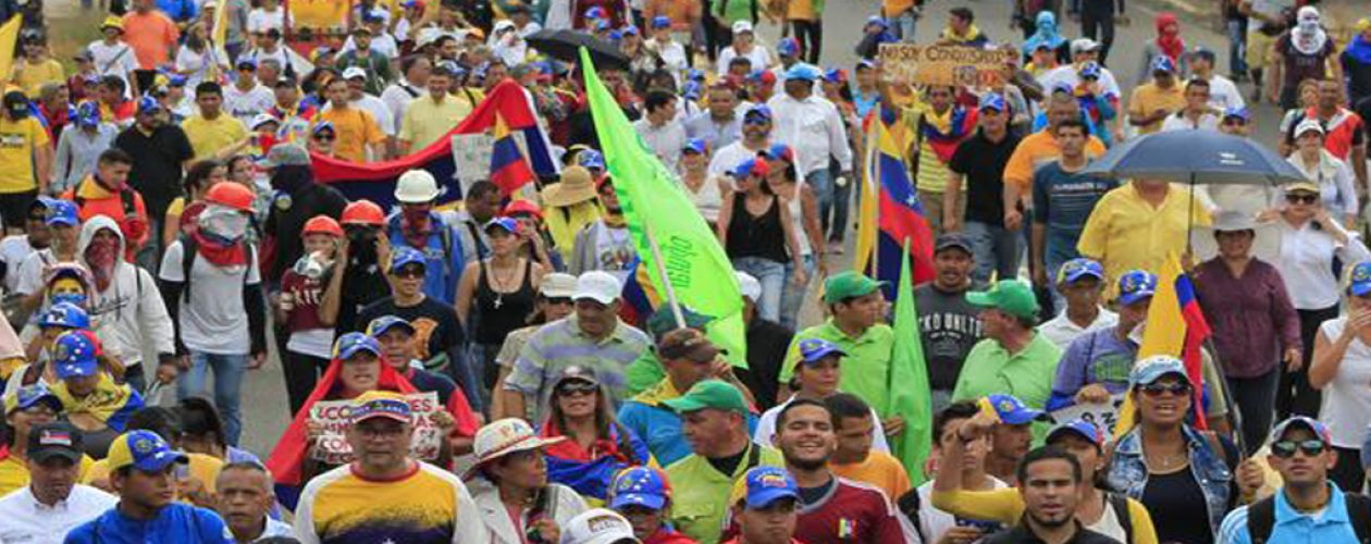 Marcha de la Batalla de Carabobo contra la represión