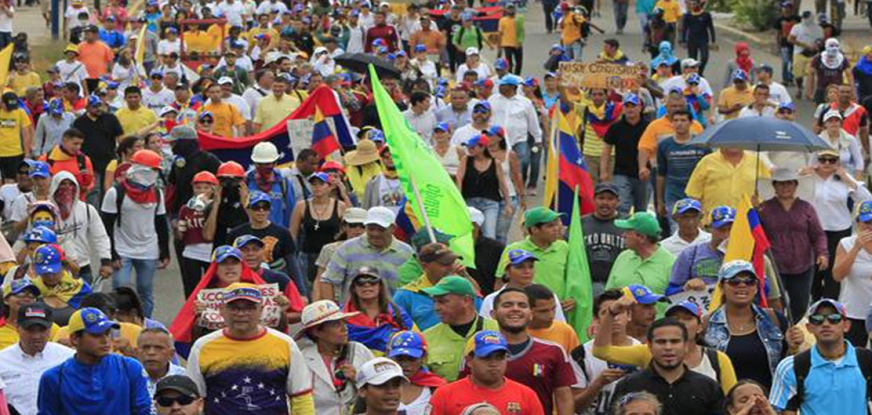 Marcha de la Batalla de Carabobo contra la represión