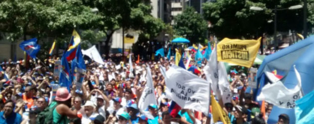 Marcha de la oposición por la renuncia de Maduro tomó el este de Caracas