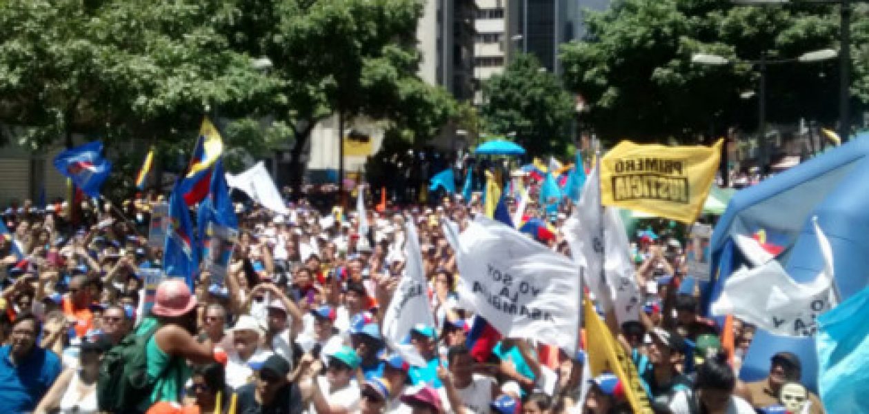 Marcha de la oposición por la renuncia de Maduro tomó el este de Caracas