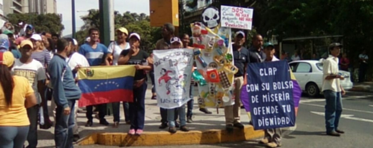 Así transcurre la marcha de la oposición en Caracas