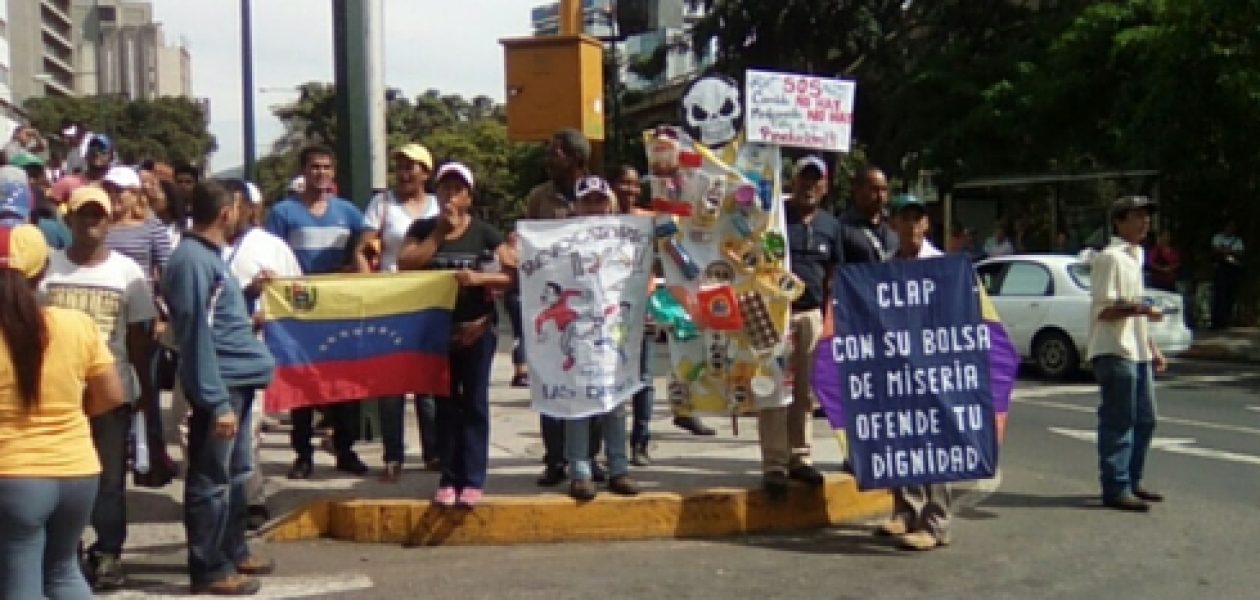 Así transcurre la marcha de la oposición en Caracas