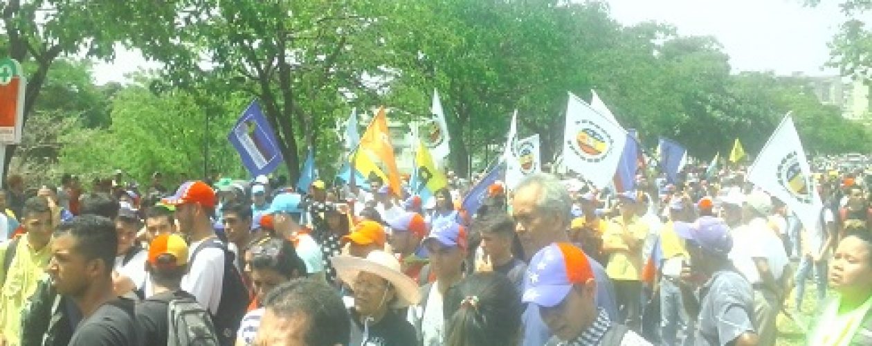 Marcha del 26 de abril en Guayana llega a Defensoría sin contratiempos