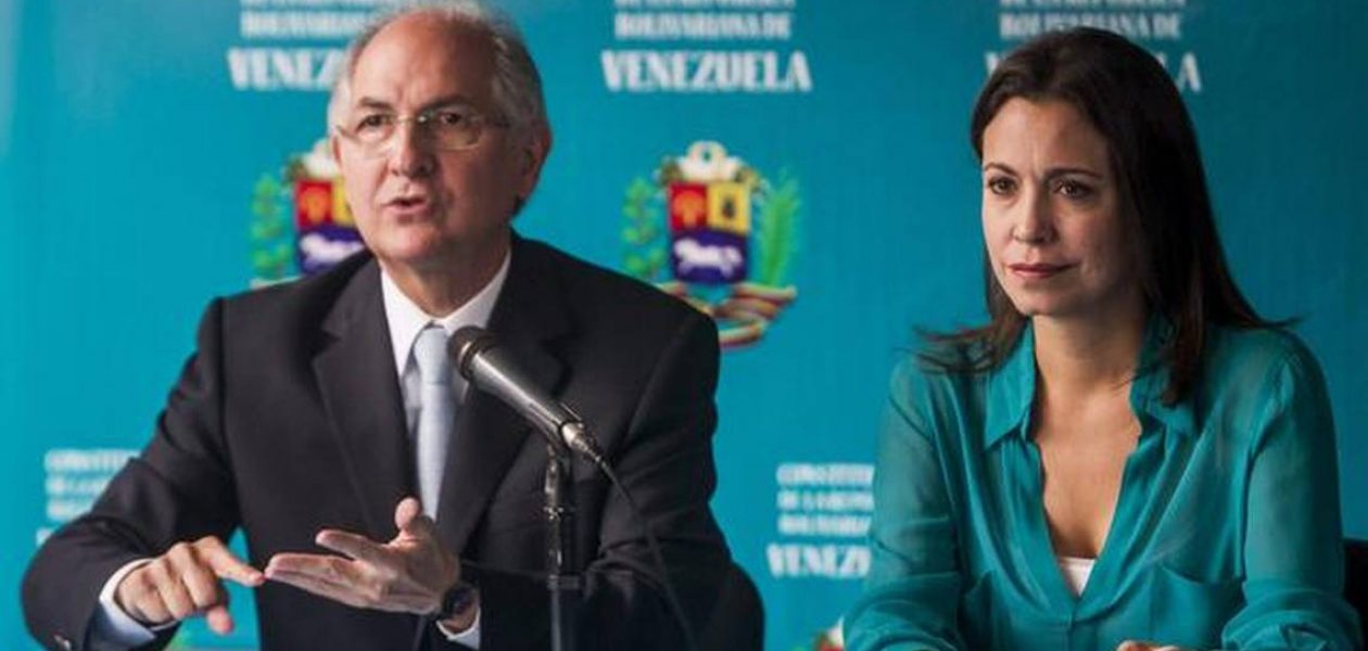 María Corina y Ledezma arremeten contra el diálogo en Dominicana