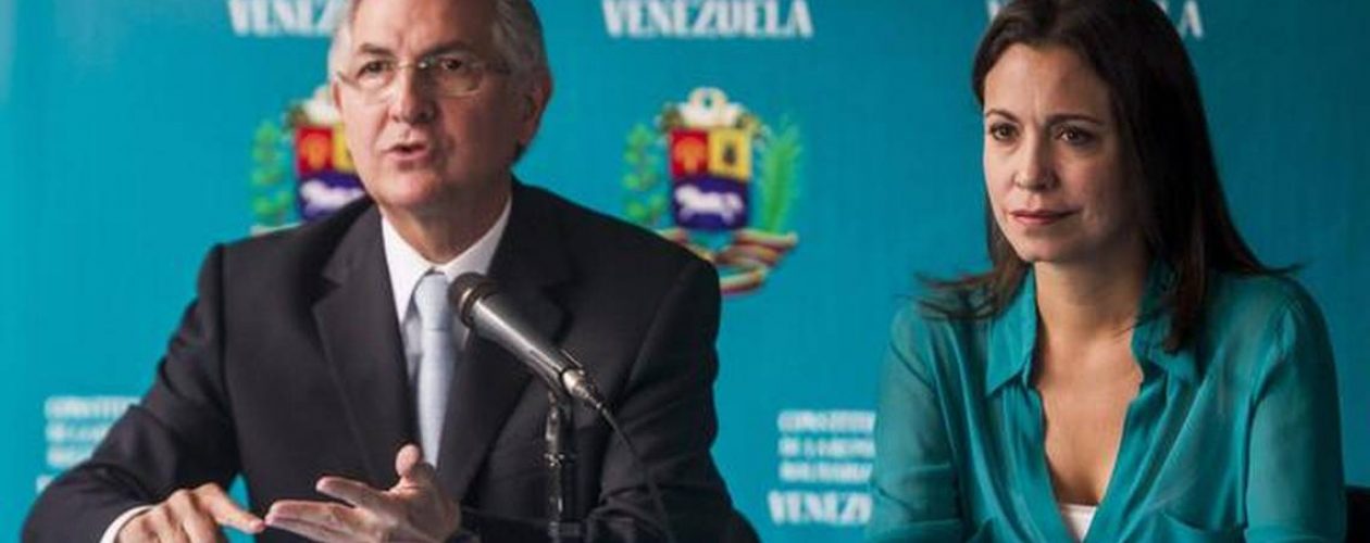 María Corina y Ledezma arremeten contra el diálogo en Dominicana