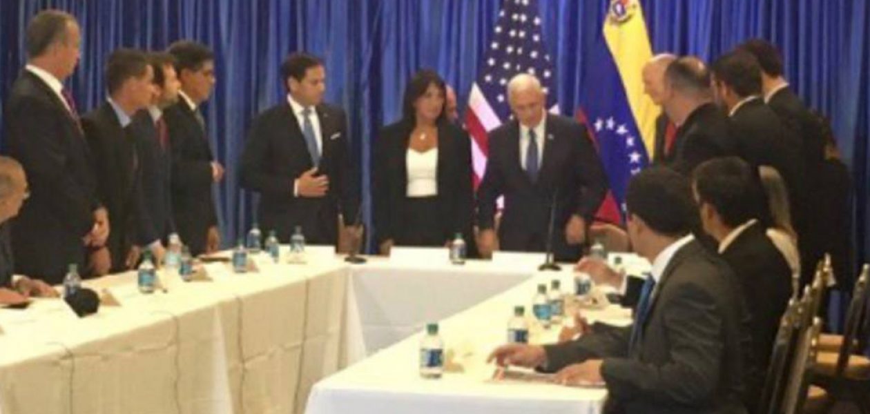 Mike Pence se reunió con dirigentes de la oposición venezolana