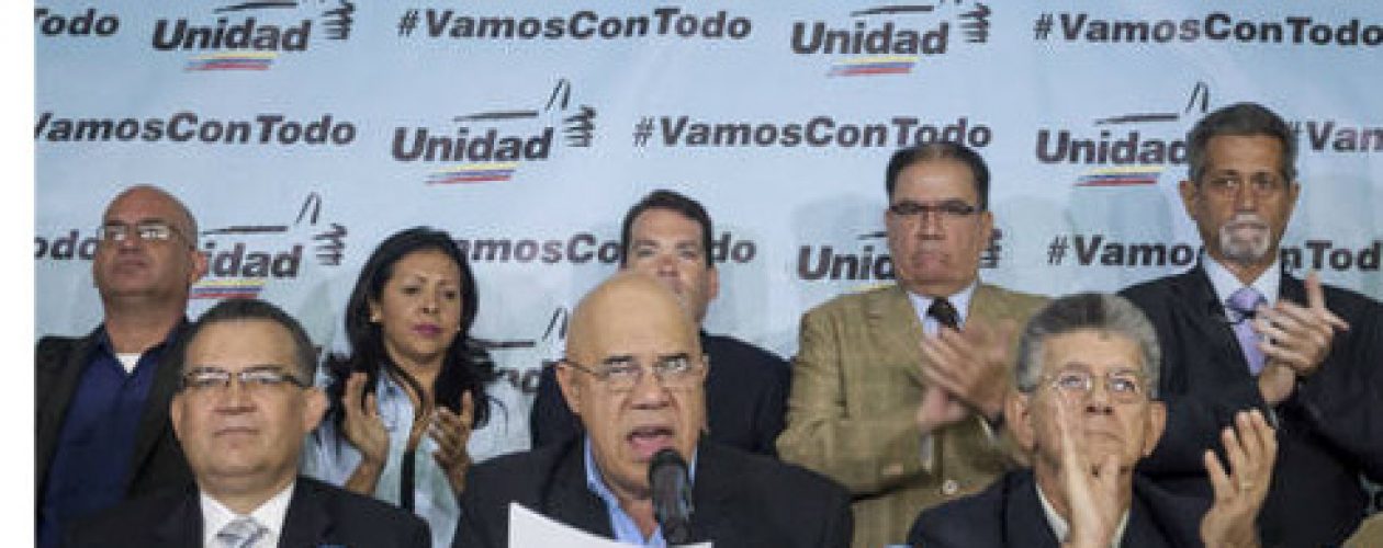 La MUD anuncia revocatorio, enmienda y calle para sacar a Maduro