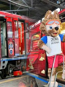 Los trenes serán la vía de transporte de los aficionados durante el Mundial de Rusia