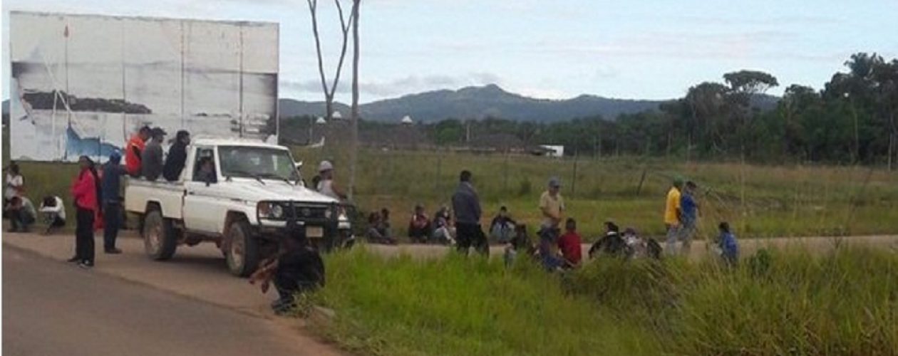 Municipio Gran sabana protestó por resultados electorales