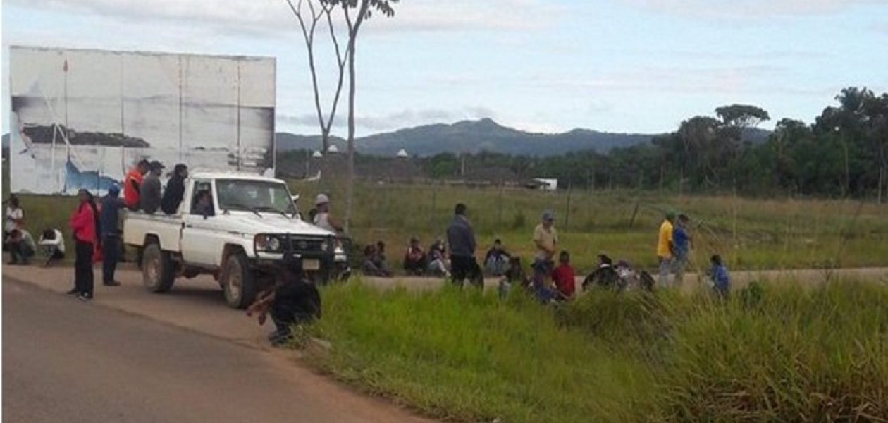 Municipio Gran sabana protestó por resultados electorales