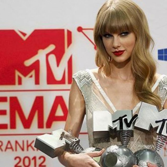 Taylor Swift lidera nominaciones a los premios MTV de Europa
