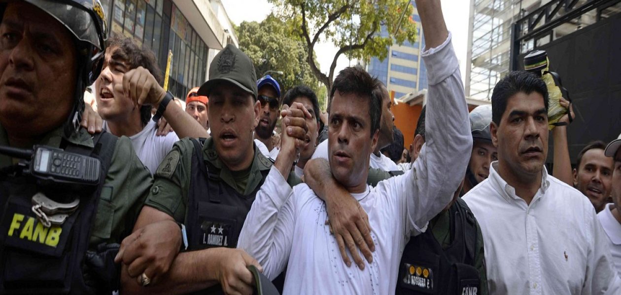 Leopoldo López exhorta a los militares a rebelarse ante el Gobierno