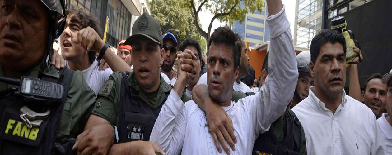 Leopoldo López exhorta a los militares a rebelarse ante el Gobierno