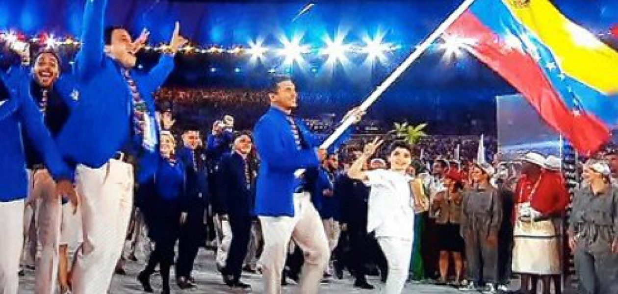 Así brilló Venezuela en la inauguración de las Olimpiadas Rio 2016