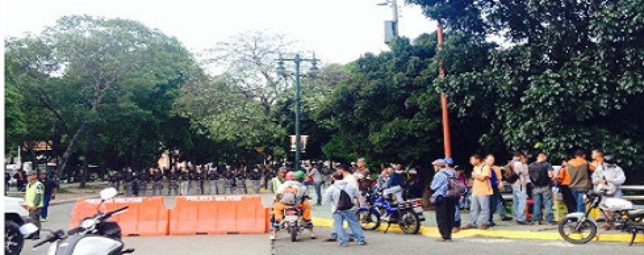 Guardia Nacional cierra accesos al Paseo Los Próceres