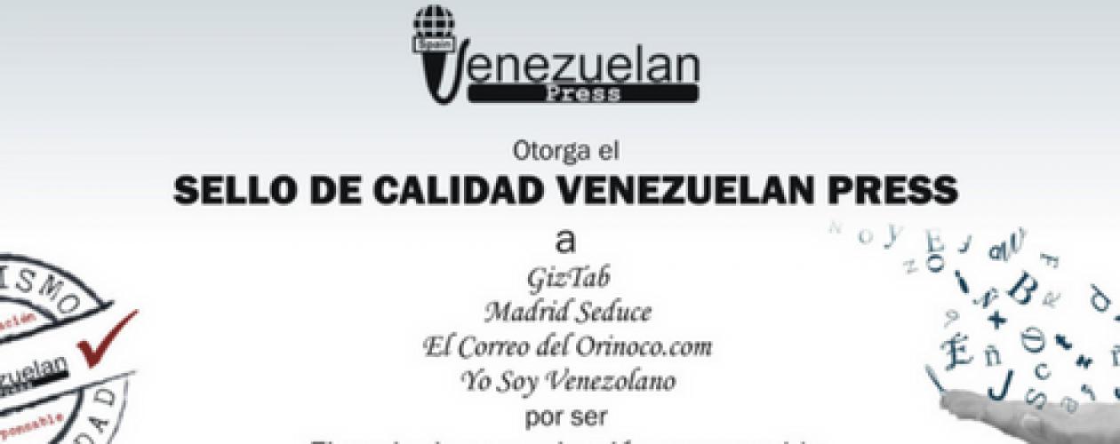 Cuatro medios de periodistas venezolanos en España reciben el Sello de Calidad Venezuelan Press