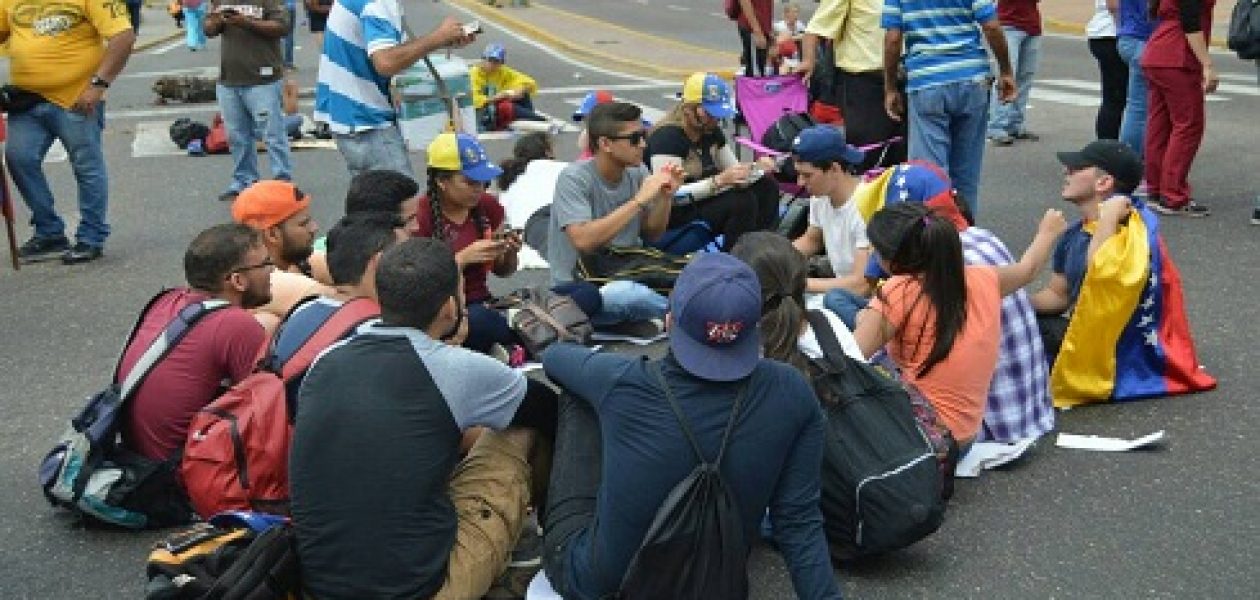 Así va el plantón en Maracaibo en contra de la Constituyente