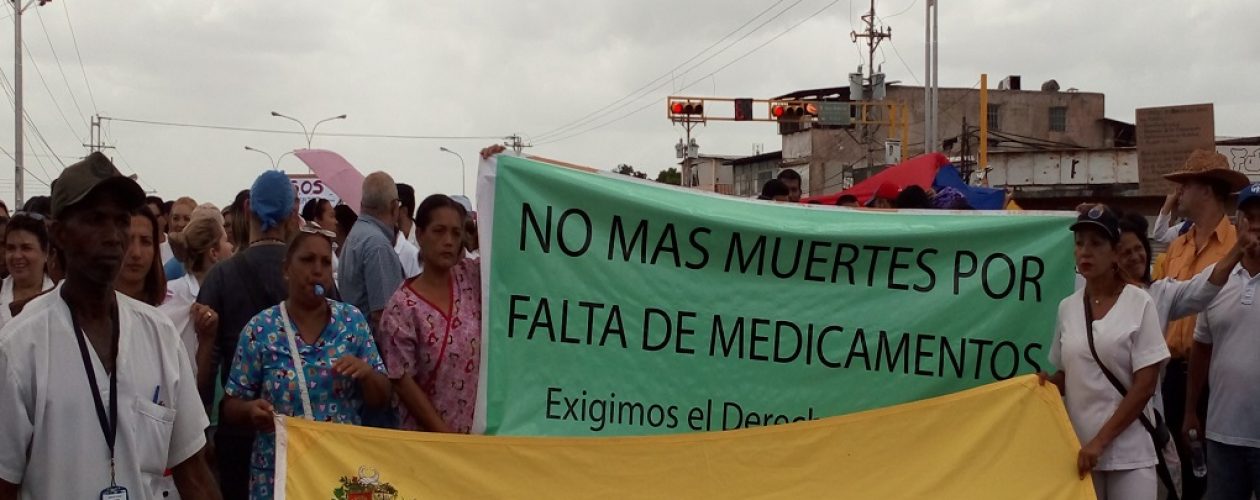 Guayana atendió al llamado de la protesta de salud en Venezuela