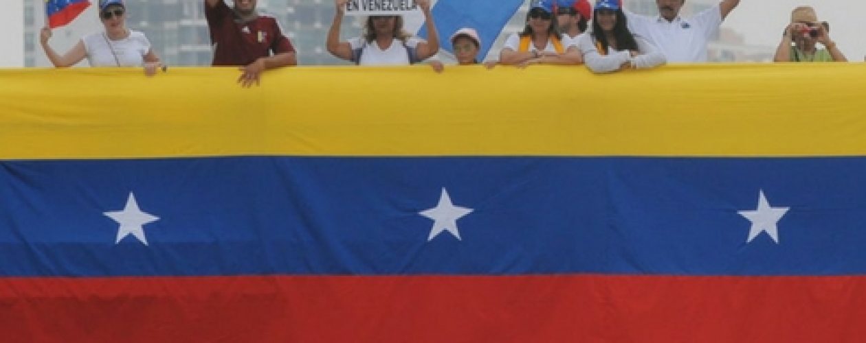 Amedrentaron la protesta de venezolanos en Panamá