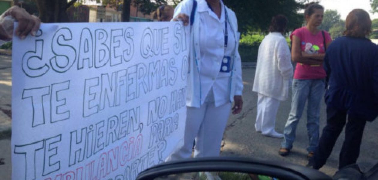 Médicos protestan el en IVSS de Yagua por inseguridad