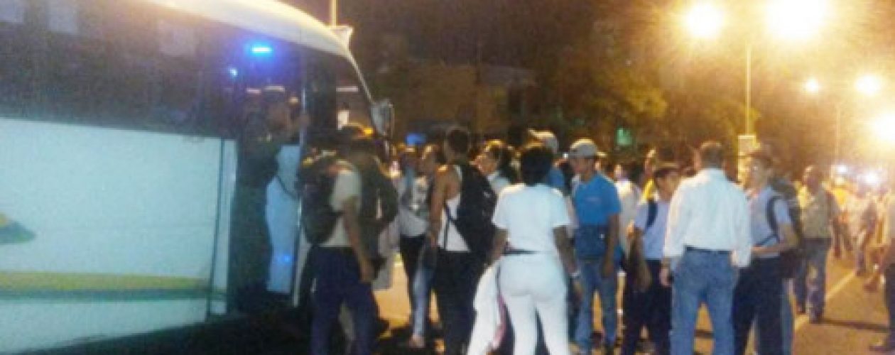 Tres protestas en Guayana por falta de transporte público