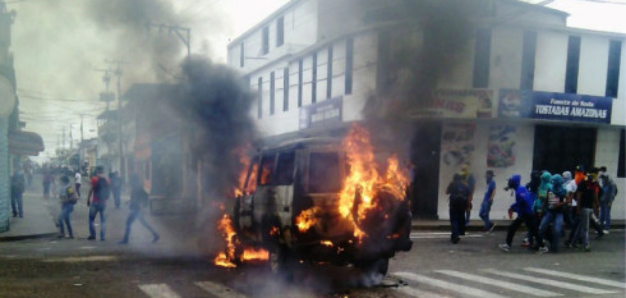 Se agudizan las protestas en Táchira