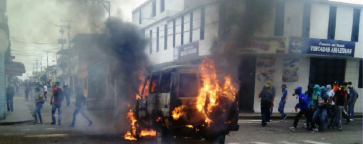 Se agudizan las protestas en Táchira
