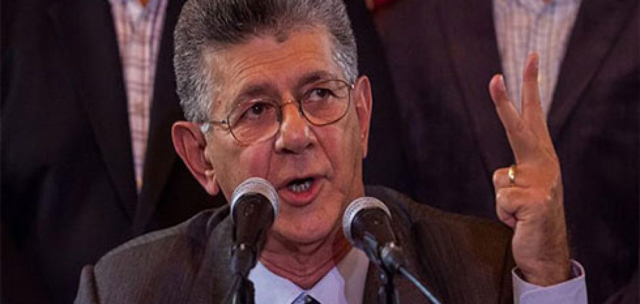 Ramos Allup inicia campaña por el revocatorio en el Zulia