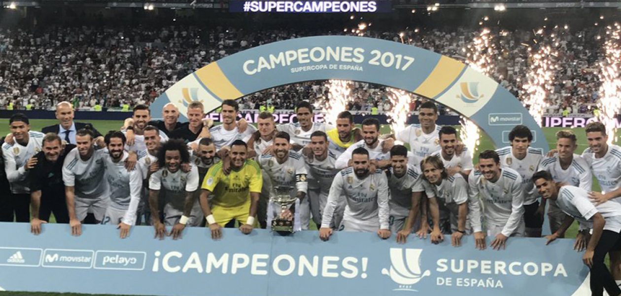 Real Madrid alza su décima Supercopa de España