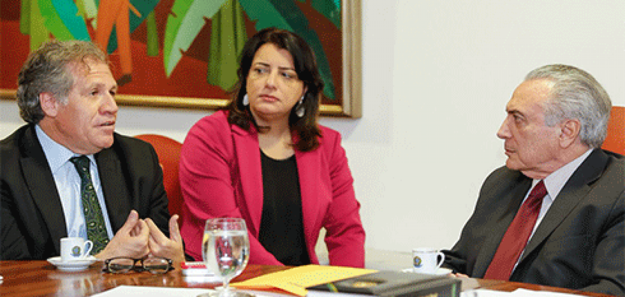 Almagro y Temer coinciden necesidad de referendo revocatorio en 2016