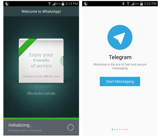 Whatsapp Vs Telegram