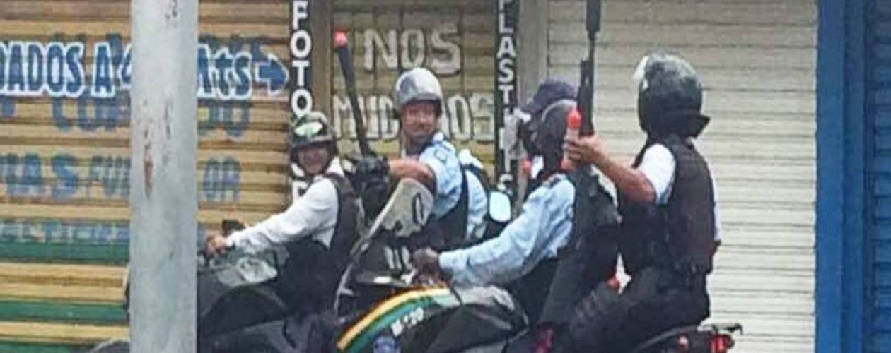 Vuelve la represión en Ciudad Bolívar durante marcha hasta la Policía