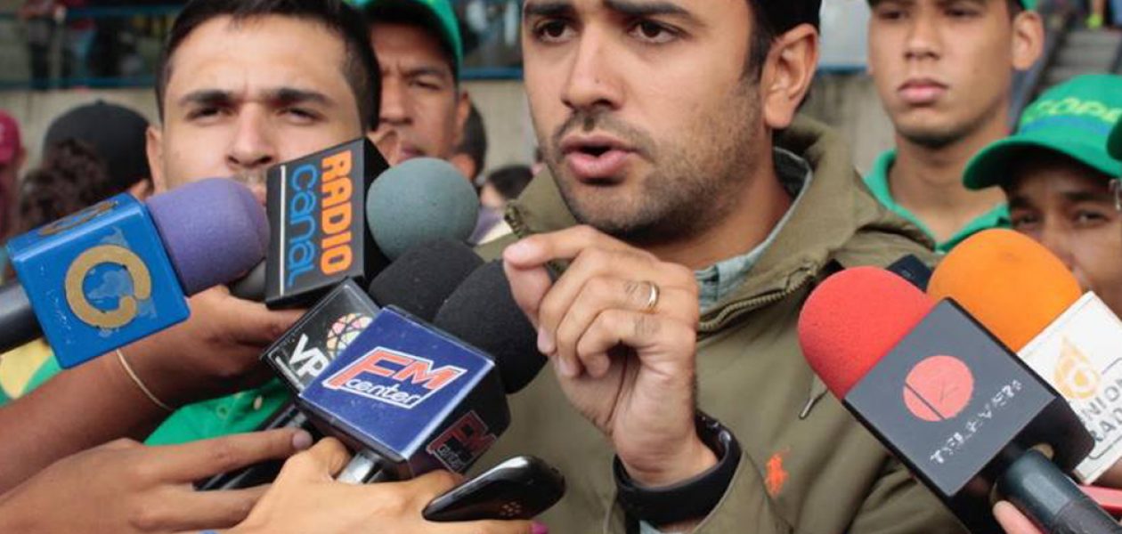 Robert García se postula como candidato a la Alcaldía de Chacao