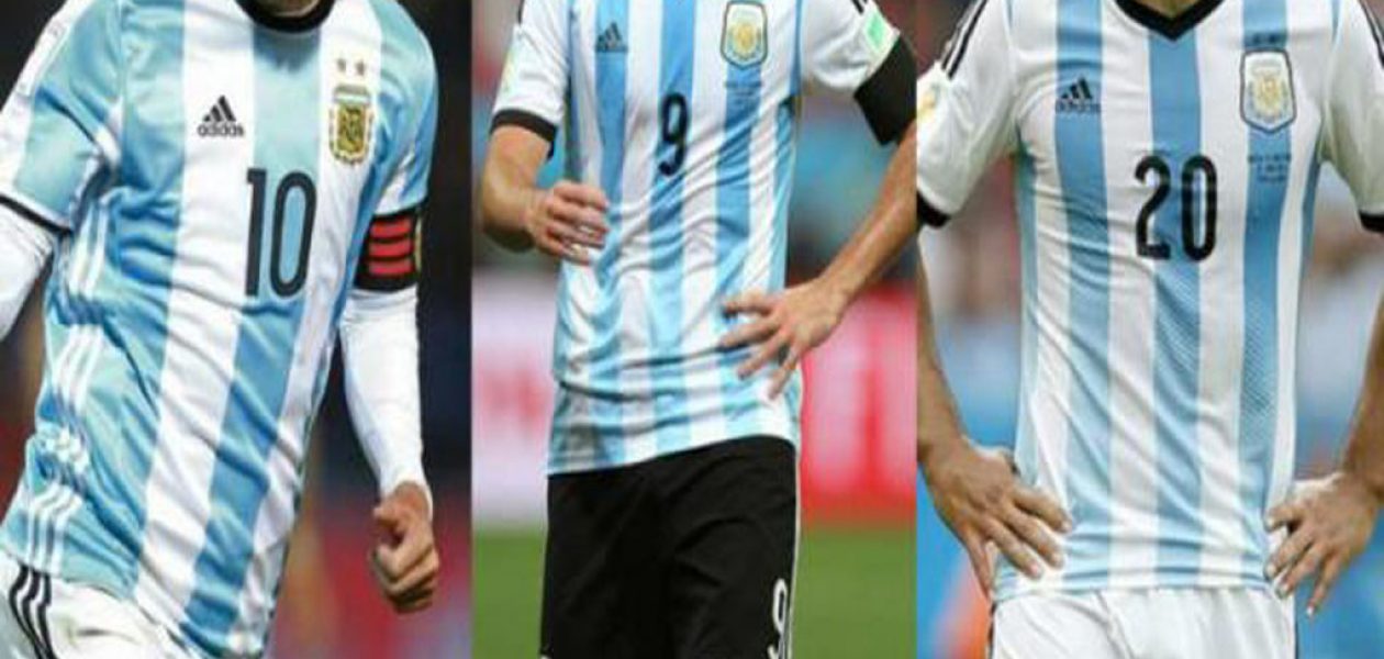 Messi, Higuaín y Agüero liderarán el ataque de Argentina en Rusia 2018