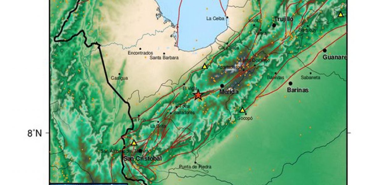 Funvisis reportó sismo  en El Vigía de 4.0