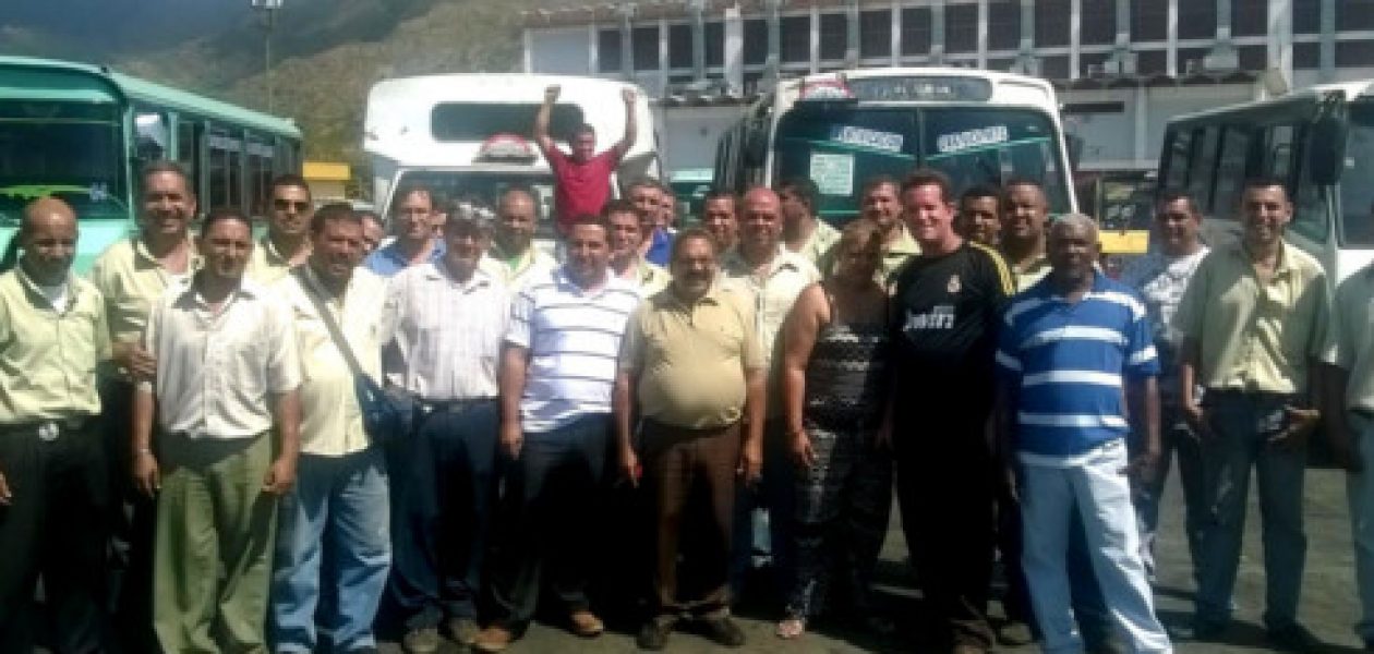 Hampa obligó a paro de transporte en Aragua