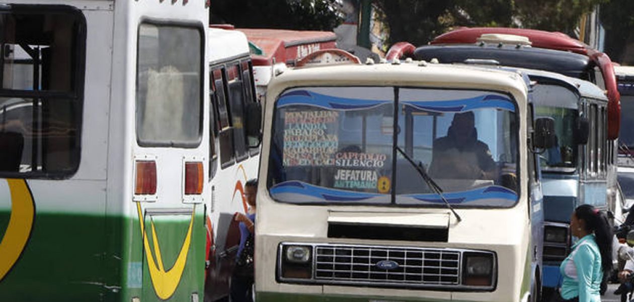 85% del transporte urbano en Caracas está paralizado