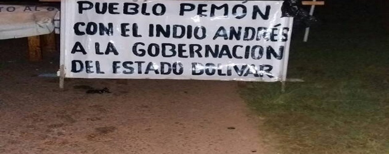 Indígenas exigen proclamación de Velásquez como gobernador de Bolívar