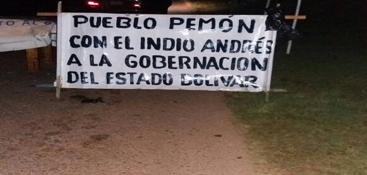 Indígenas exigen proclamación de Velásquez como gobernador de Bolívar