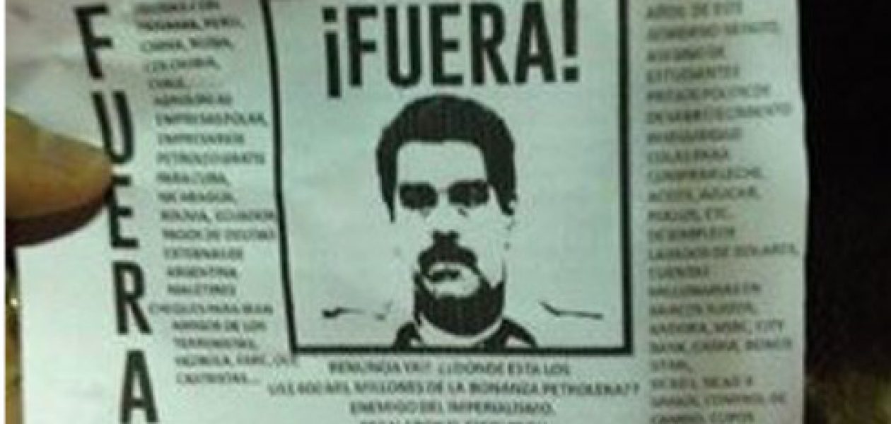 Con protesta en la URBE piden la renuncia de Maduro