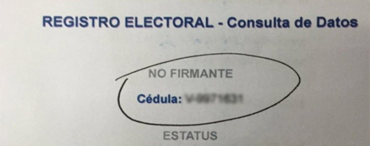 Validación de firmas: “Aparecí como no firmante, pero no es limitante”